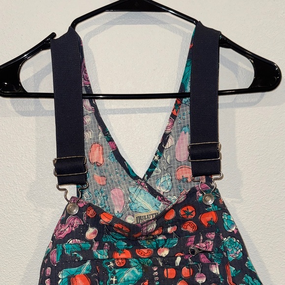 ✨RARE ✨ Duluth Trading Co 🍅🥕Heirloom Gardening Overall Shorts | L - Picture 3 of 10